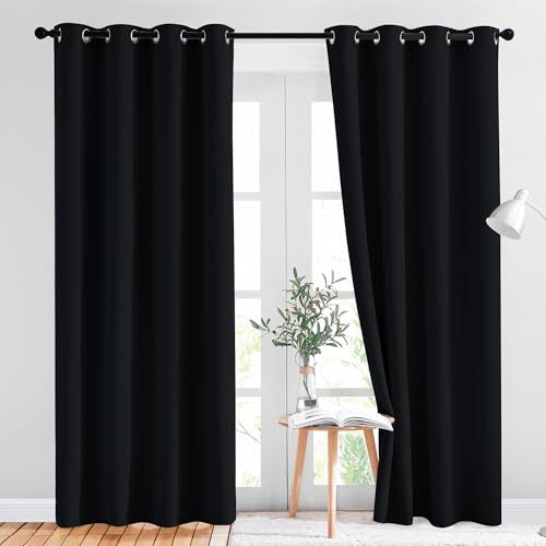 NICETOWN NICETOWN Black Out Curtains for Bedroom 84 inches Long - Ligh — Build quality and design details up close
