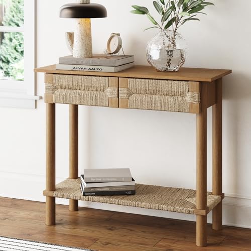 Nathan James Nathan James Beacon Wooden Sofa Console Table with Drawer — Key specifications at a glance