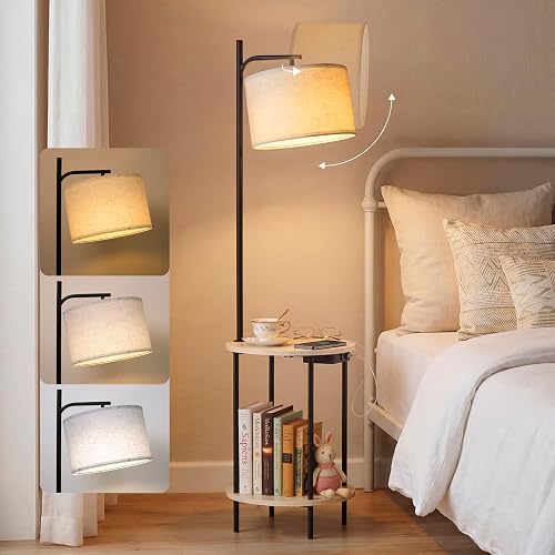 ONEWISH Floor Lamp with Table, USB/Type-C/AC Charging Ports, 9W LED Bu — Side-by-side comparison of top picks in this category