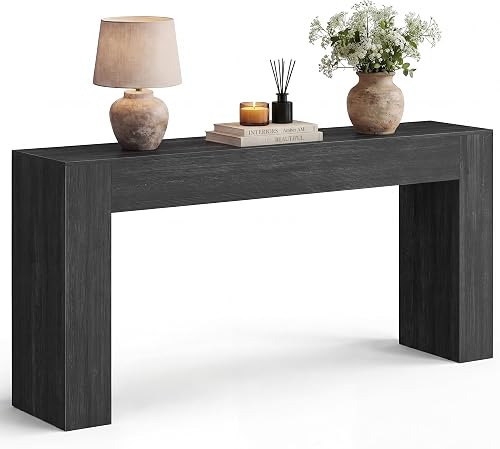VASAGLE Entryway Table, Long Console Table, Thick Tabletop, Farmhouse — Our recommended configuration for best results