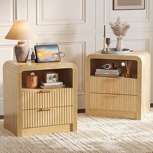 Decofy Fluted Nightstand with Charging Station, Set of 2, 19.7'' End T — Final verdict and top picks lineup