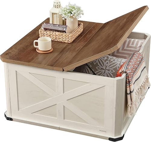 VASAGLE LIRY Collection - Farmhouse Coffee Table with Storage, Square — Complete testing methodology overview