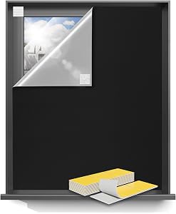Sumobaby 50"x60" Portable Blackout Curtains, Blinds for Windows with Hook & 