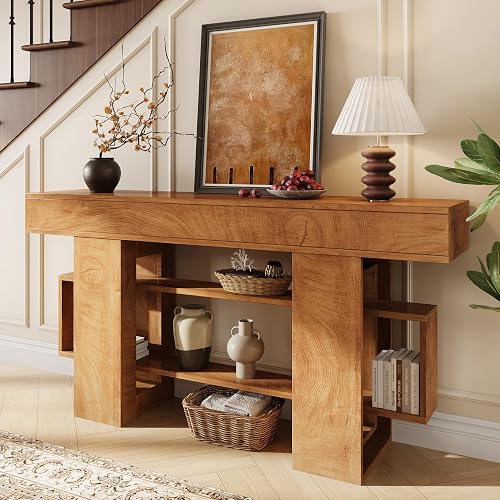 Einhomn 63 Inches Entryway Table, Wooden Console Table with Storage, N — Our recommended configuration for best results