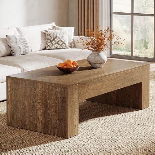 Tribesigns Rectangular Coffee Table for Living Room, 51-Inch Farmhouse — Side-by-side comparison of top picks in this category