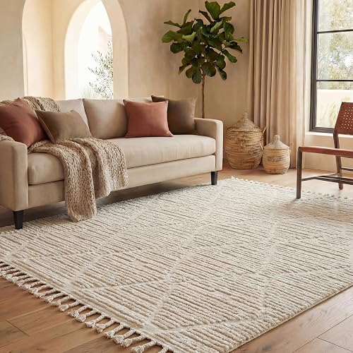 SAFAVIEH Area Rug 8x10 - Marrakesh Collection - Large - Beige, Morocca — Real-world performance testing in action